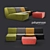 Modular Sofa: Pohjanmaan Arena 3D model small image 1