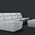 Modular Sofa: Pohjanmaan Arena 3D model small image 3