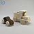 Wooden Toy Cars 3D model small image 1