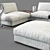 Modular Sofa: MOBEL & ZEIT ONTARIO 3D model small image 2