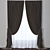 Elegant Drapery Collection 3D model small image 1