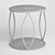 Garda Decor Magazine Table: Elegant Glass and Stainless Steel 3D model small image 2