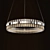 Crystal Halo Pendant Light | DeLight Collection 3D model small image 1