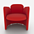 Elegant Josephine Chair by Moroso 3D model small image 2