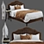 Elegant RH Lorraine Caned Bed 3D model small image 1