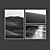 Modern Black & White Art Set 3D model small image 3