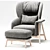 Saba Italia KEPI Armchair: Comfort and Style Combined 3D model small image 2