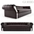 Gursio Cherry Classic Sofa 3D model small image 1