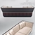 Berry Capitone Sofa and Armchair: Elegant PBR Design 3D model small image 2