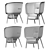 Contemporary Comfort: DeVorm Pod Chair 3D model small image 3