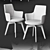 Elegant Venjakob Alexia Chair & Dining Table Set 3D model small image 3