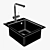 Franke Maris 42 Fragranite Onyx Sink 3D model small image 3