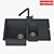 Franke Maris Sink, Onyx Finish 3D model small image 1