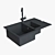 Franke Maris Sink, Onyx Finish 3D model small image 2