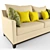 Luxury Miller Sofa: Timeless Elegance for Your Home 3D model small image 2