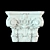 Classic Corinthian Capital: 26x26cm, 21cm Height 3D model small image 2