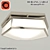 Elegant Berling Large Ceiling Light 3D model small image 1