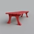 Durable Cast-Iron Bench 3D model small image 3