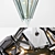 Elegant Shard Crystal Chandelier 3D model small image 2