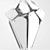 Elegant Shard Crystal Chandelier 3D model small image 3