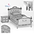 Cristel R-02 Children's Bed Set 3D model small image 3