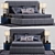 Elegant Harrison Bed 3D model small image 1