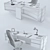 Modern ROSSI Office Furniture 3D model small image 2