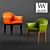 Vitoria Armchair: Elegant and Comfortable 3D model small image 1