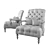 Elegant Bernhardt Garland Chair 3D model small image 2