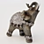 Elegant Elephant Sculpture 3D model small image 2