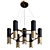 Ultra Suspended Elegance Chandelier 3D model small image 1