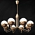 Elegant Tiered Chandelier 3D model small image 1