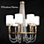 Elegante Marina Chandeliers 3D model small image 1