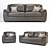 Luxe Leather Sofa Chair: Contemporary Elegance 3D model small image 1