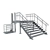 Sliding Porch: Stairs & Lift 3D model small image 2