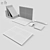Stylish Study Space 3D model small image 2