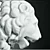 Majestic Lion Statue 3D model small image 2