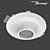 Z-in C50 D100: Stylish Recessed LED Lights 3D model small image 1