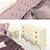 Piermaria Silver Night Collection: Bed, Dresser, Nightstand 3D model small image 2