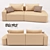 Versatile BL_101 Modular Sofa 3D model small image 1