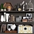 Decor Shelf Set - Versatile Decorative Shelves for Storages and Displays 3D model small image 1