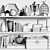 Decor Shelf Set - Versatile Decorative Shelves for Storages and Displays 3D model small image 3