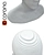 Metallic Masterpiece: Dual Variant Metal Plate Bust 3D model small image 3