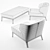 Blondie Leather Armchair & Bench - Elevating Home Comfort 3D model small image 3