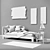 IKEA TARVA Bed Daybed Set - Versatile and Ergonomic Furniture 3D model small image 3