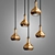 Elegant Hanging Lamp: Lampe Suspendue 3D model small image 1