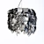AMAZZONIO Pendant Lamp: Stylish Steel Construction 3D model small image 3