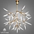 Elegant Spur Grande Chandelier 3D model small image 1