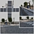 Textured Paving & Sidewalk Set 3D model small image 1