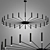 Modern Oty Light POP P40 Chandelier 3D model small image 1